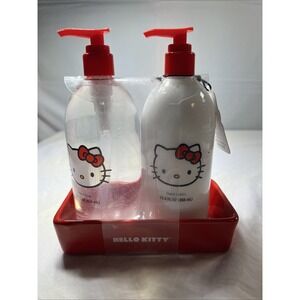 Hello Kitty Scented Strawberry Soap & Hand Lotion Set /Ceramic Tray.